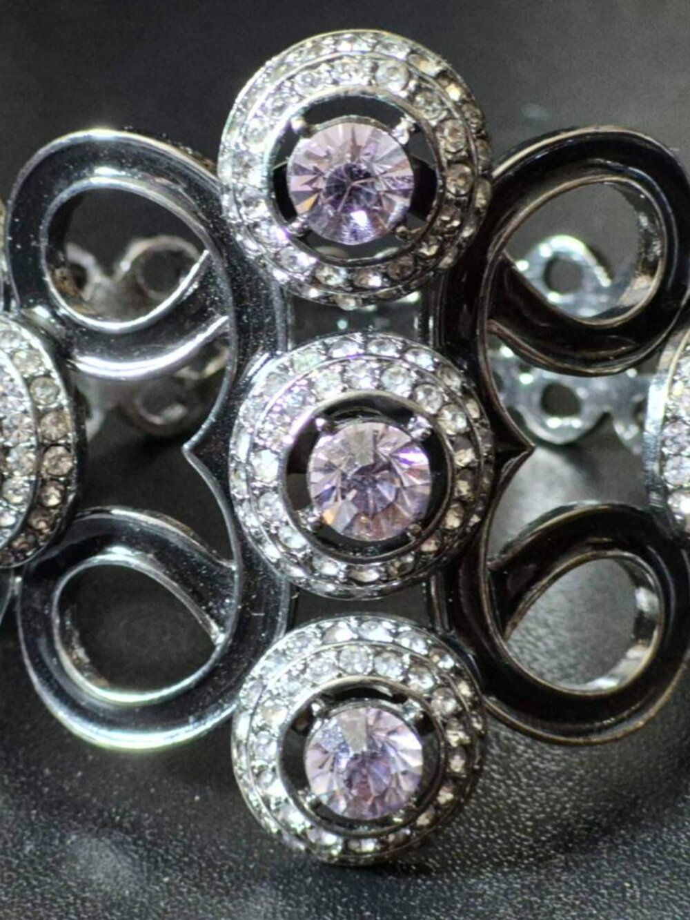Alisha wide hard cuff bracelet